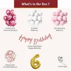 6th Happy Birthday Balloon Decoration Kit, Multicolor, Pack Of 57
