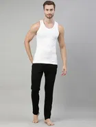 Dixcy Scott Josh Cotton Solid Vest for Men, Pack of 2 