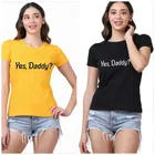 Round Neck Printed T-Shirt for Women & Girls 