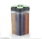 Plastic 4 in 1 Food Storage Container 