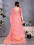 Kota Doria Cotton Bandhani Printed Saree for Women 