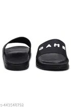Sliders for Men, White & Black 