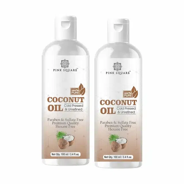 Cold Pressed Coconut Oil Combo (Pack of 2, 100 ml)
