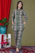 Rayon Top & Bottom Set for Women 