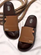 Sliders for Men, Brown 