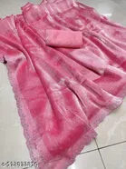 JImmy Choo Saree for Women, Pink 
