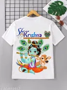 Round Neck Printed T-Shirt for Boys 