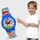 LORETTA Silicone Straps Analog Watch for Kids (Blue)