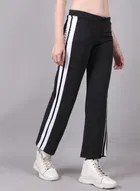 Cotton Colorblocked Trackpant for Women 