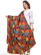 Chinon Printed Dupatta for Women 
