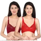 Polycotton Non-Padded Bra for Women 