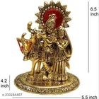 Metal Radha Krishna Statue 