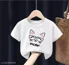 T-shirt for Girls (White, 6-7 Years)