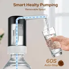 Konquer TimeS Automatic Wireless Water Can Dispenser,with BPA Free, Food Grade Silicone Hose and with 2 Modes of Water Dispencing.