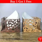 Wooden Tissue Paper Holder 