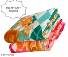 Fleece Blanket (Multicolor, 86x56 inches) (Pack of 2)