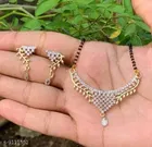 Alloy Mangalsutra with Earrings for Women 