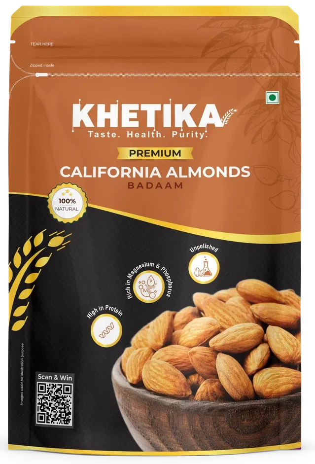 Khetika California Almonds 200 g