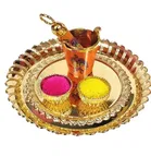Radha Krishna Printed Bucket Pickari – For Laddu Gopal Ji Holi Celebration