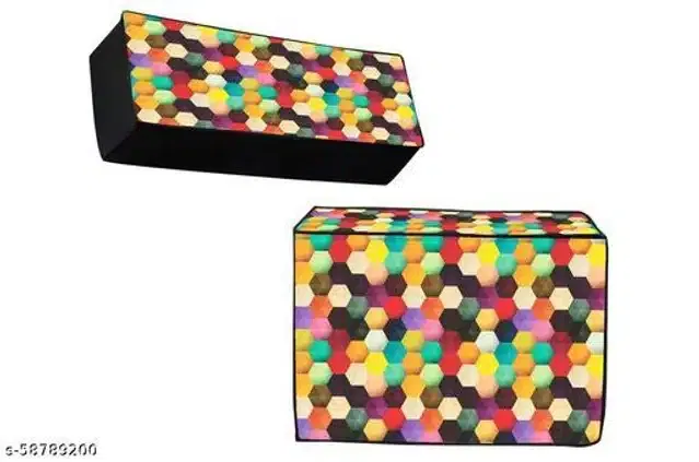 Split 1.5 Ton AC Cover for Indoor & Outdoor Unit (Multicolor, Set of 1)