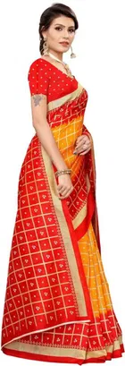 Mysore Silk Printed Saree for Women 
