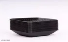 Plastic Plates for Kitchen, Multicolor, Pack of 12