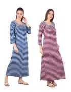 Woolen Hosiery Nighty for Women 