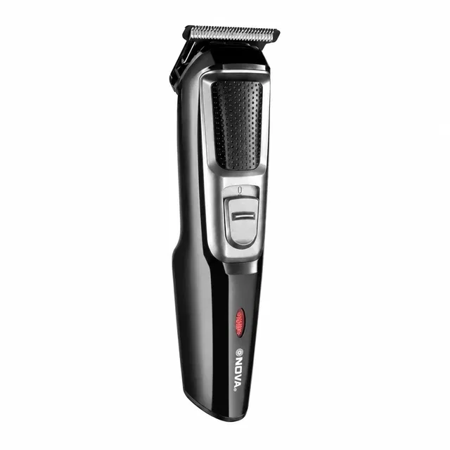 Nova NHT 1074 USB Runtime: 30 min Trimmer for Men [Black and Silver]