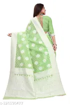 Cotton Zari Woven Saree for Women 