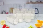 Manual Hand Juicer with 6 Pcs of Plastic Glass Set - Assorted
