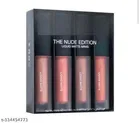 KAYI Professional Nude Edition Mini Liquid Lipsticks Pack Of 4