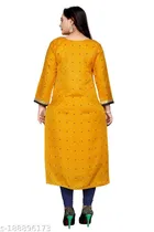 Banarasi Silk Printed Kurti for Women 