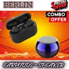 Wireless Bluetooth Speaker + Earbuds With Charging Case, 5.4 Bluetooth Version ,BLACK, 