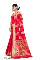 Organza Zari Woven Saree for Women 