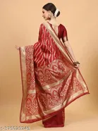 Banarasi Silk Zari Woven Saree for Women 