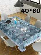 PVC Printed 4 Seater Table Cover 