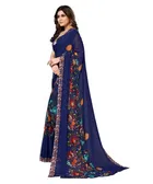 Georgette Printed Saree for Women 