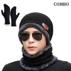Woolen Cap with Neck Warmer & Gloves for Men & Women 