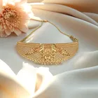 Gold Plated Necklace with Earrings Set for Women 