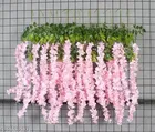 Polyester Artificial Hanging Flower Garlands 