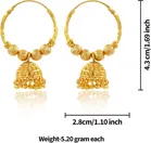 Gold Plated Jhumkas for Women 