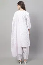 Cotton Blend Printed Salwar Suit for Women 