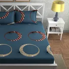 Polycotton Fitted Elastic Double Bedsheet 