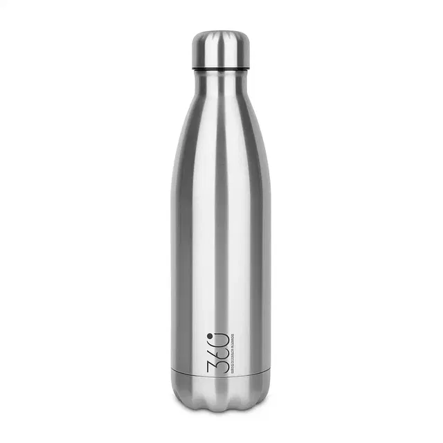 Stainless Steel Double Wall Insulated Flask, Silver (1000 ml)