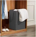 Cloth Laundry Baskets, Grey 