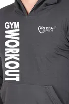 Lycra Printed Hoodie for Men 