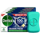 Dettol Cologne Fresh Bathing Soap 4X150 g (Pack Of 4)
