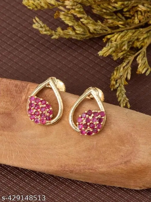 Gold-Plated Earrings/Studs/Bali For Women'S/Girls