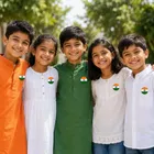 पिकफेस्ट इंडियन फ्लैग राउंड बैज P05