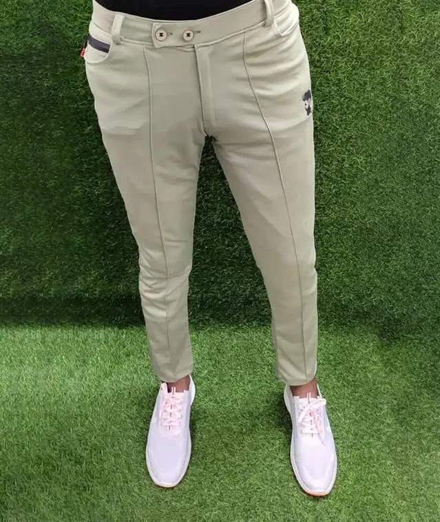 Lycra Track Pant for Men (Beige, 28)